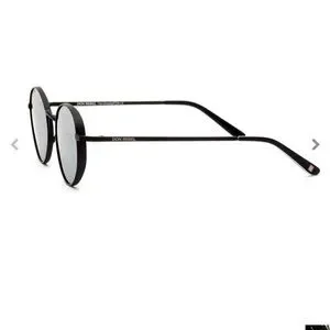 ISO Don Rebel Sunglasses Retro Round Rebel Steampunk Round Sunglasses, Alloy Frame/Polycarbonate  main image 3